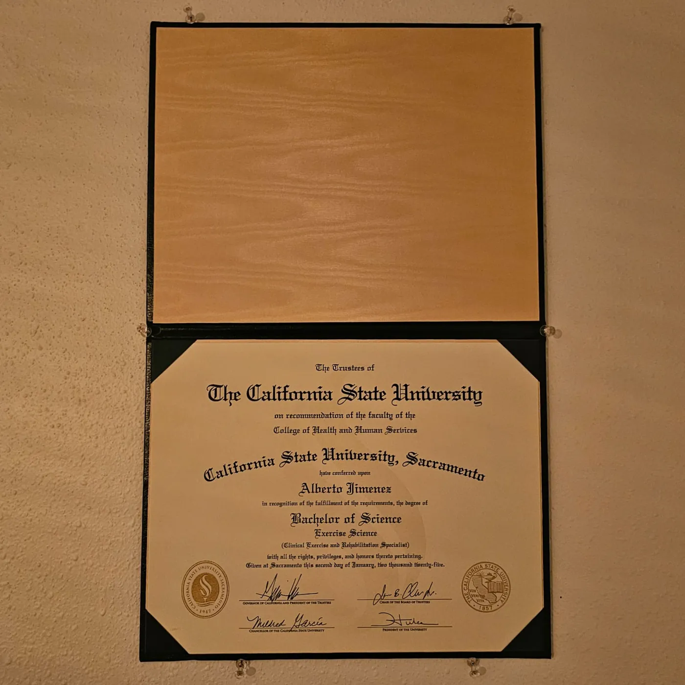 California State University degree